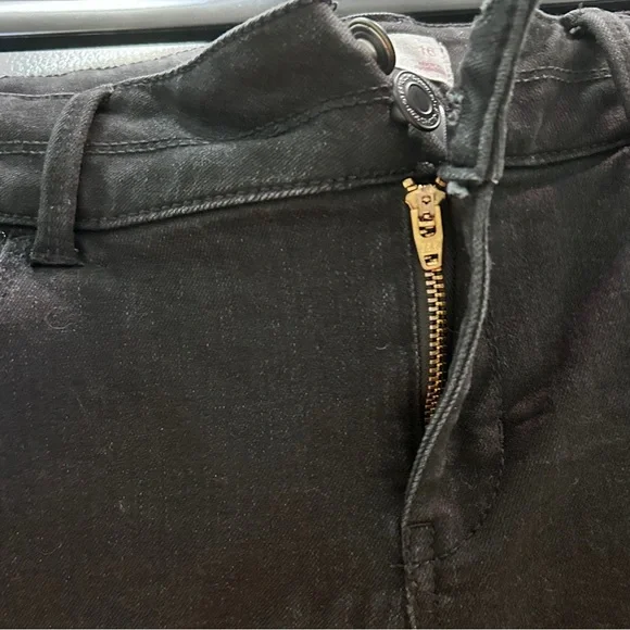 SO Girls Skinny Jeans Size 16 Black EUC - Picture 4 of 9